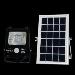 Refletor  Led Slim Solar Com Placa E Sensor 6000K 10w 